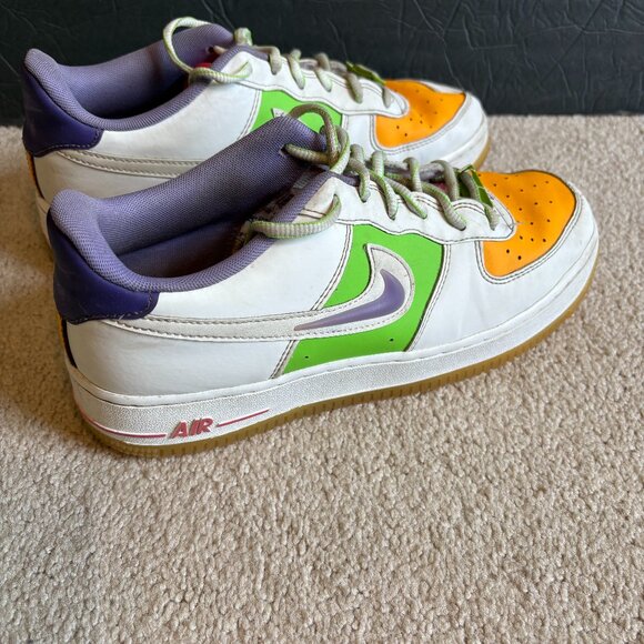 Nike Air Force 1 LV8 Shoes Size 7Y White Space Purple FD1035-100 - Picture 1 of 10